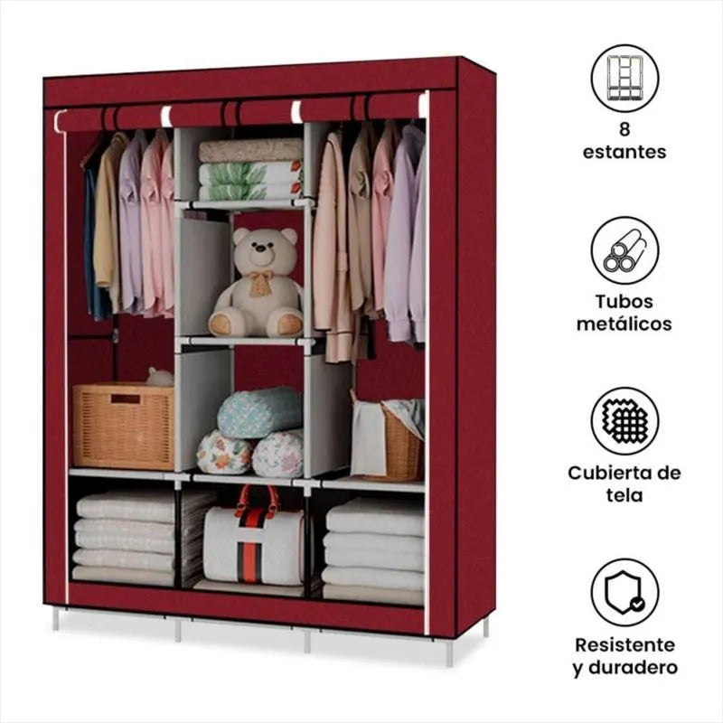 Closet Organizador 8 Estantes Armario