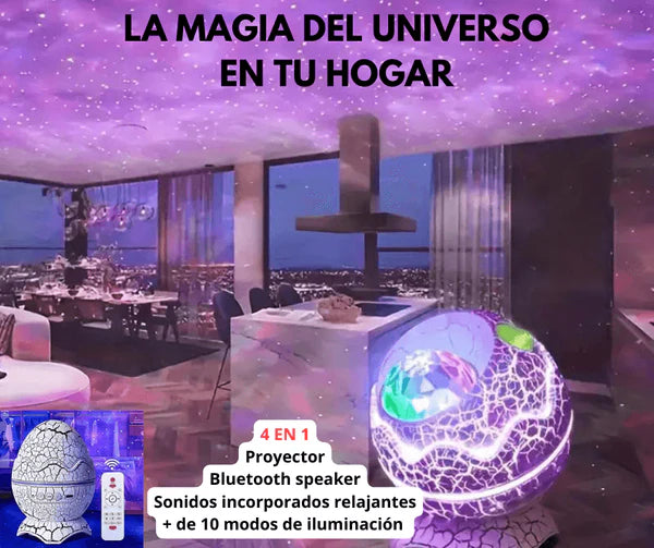 Dinoegg Huevo Proyector Galaxia Bafle