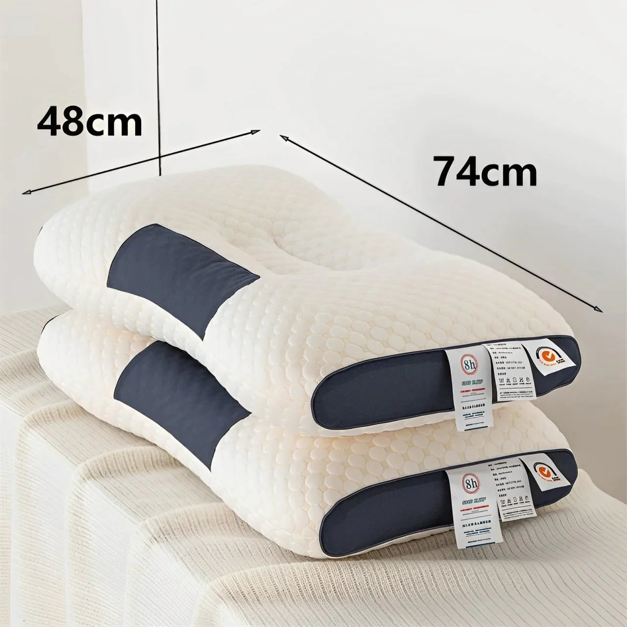 ErgoDream: Almohada Ortopédica 3D para Cuello y Columna