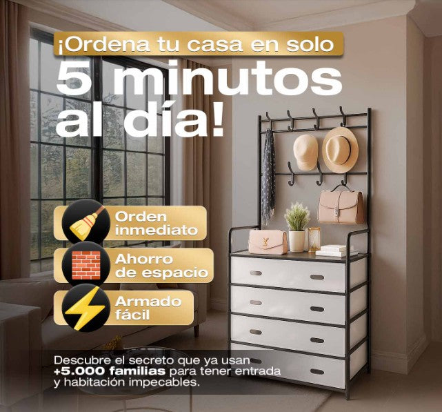 MultiRack mueble organizador 3 en 1