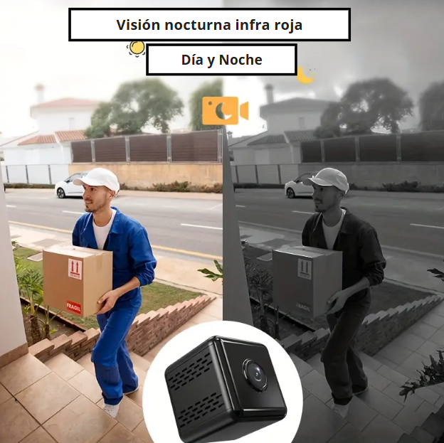 Promo 2 x1 SpyCam 4K Pro: Cámara Espía de Seguridad Wi-Fi 4K con Visión Nocturna