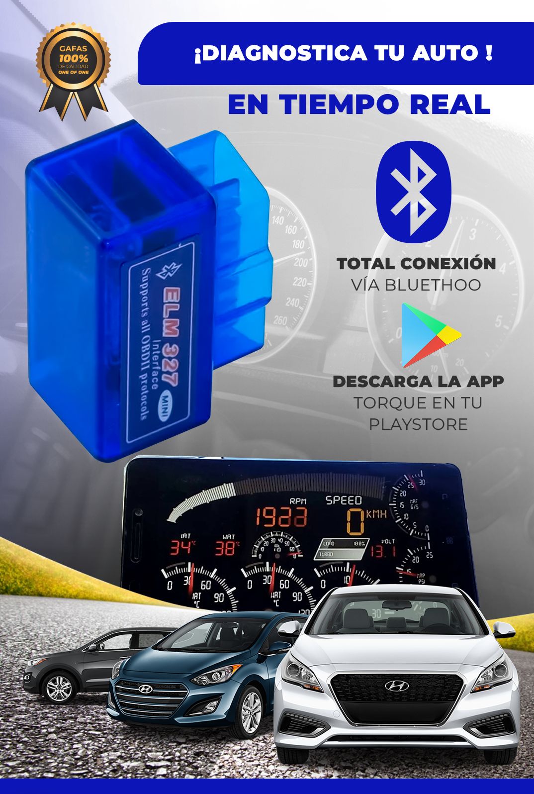 SCANNER PARA VEHICULO UNIVERSAL