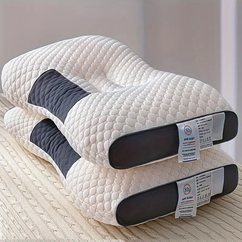 ErgoDream: Almohada Ortopédica 3D para Cuello y Columna