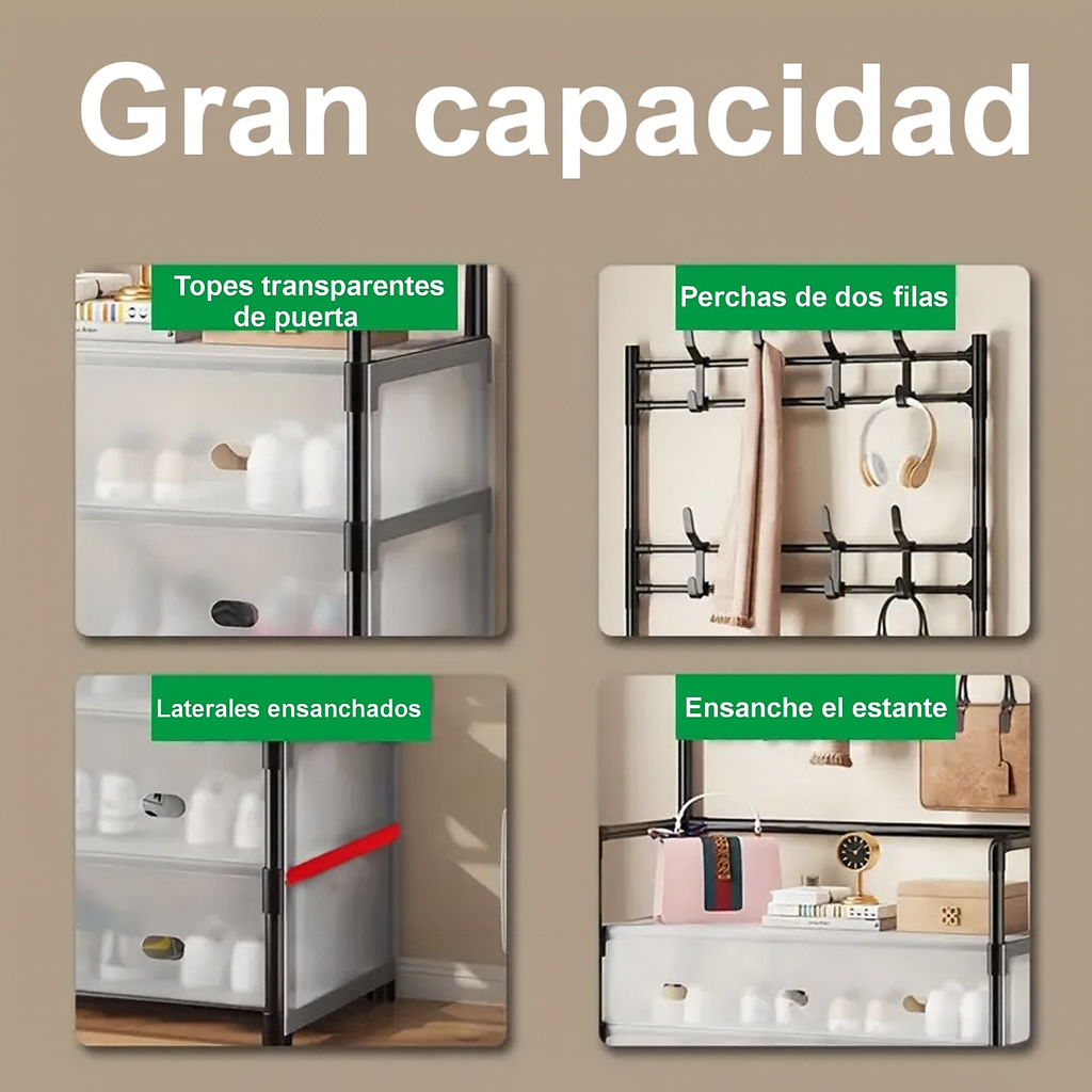 MultiRack mueble organizador 3 en 1