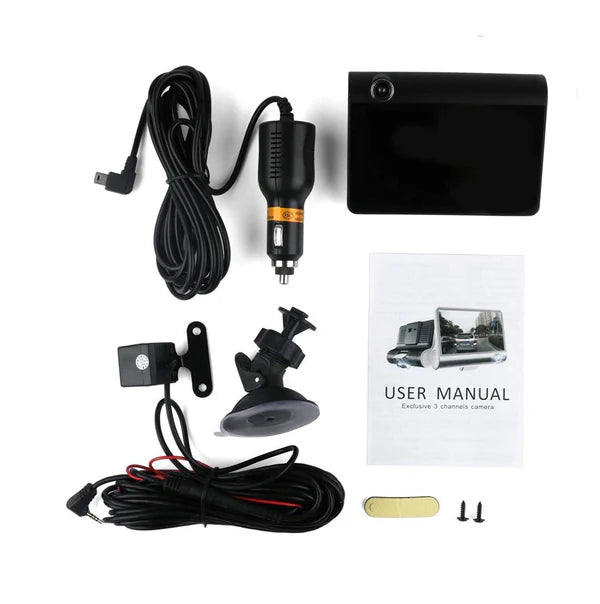 DVR 3 CAMARAS DE SEGURIDAD PARA EL CARRO
