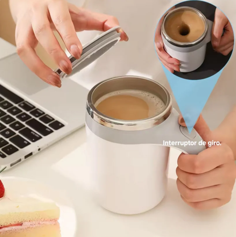 TurboMix Taza: Mezcladora Pocillo Recargable