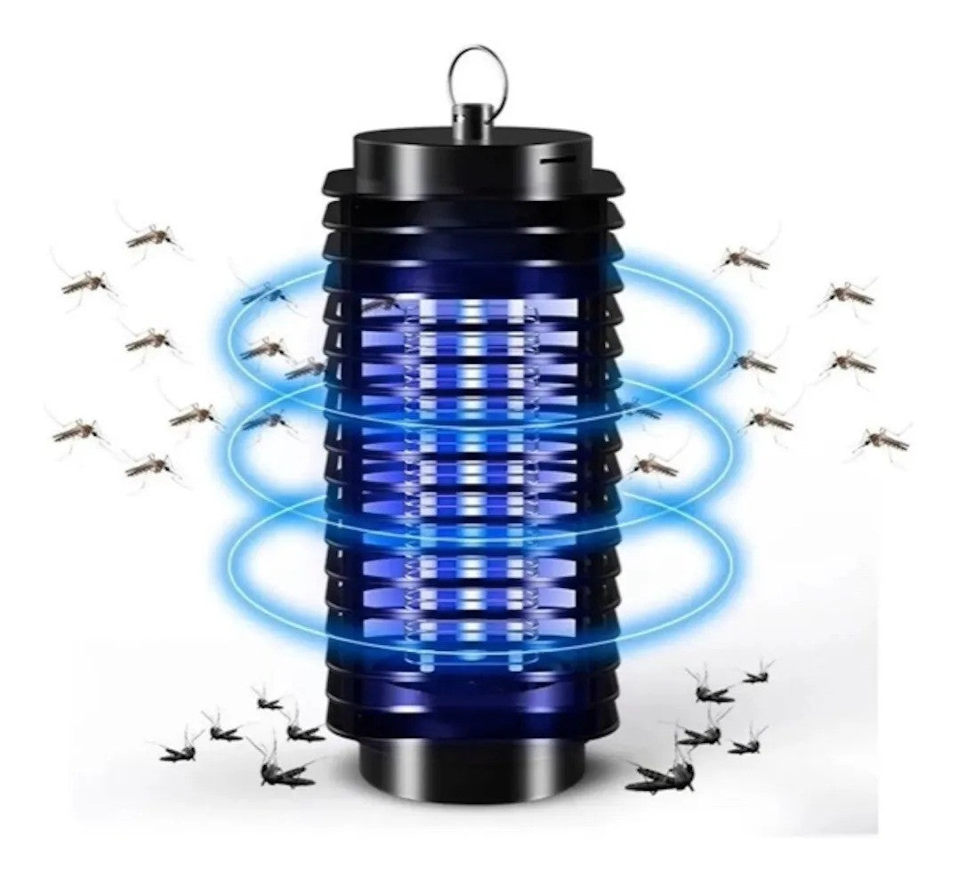 Lampara mata zancudos y mosquitos NEGRA