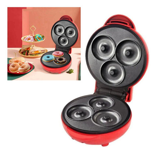 Máquina Mini Donas x3 Antiadherente
