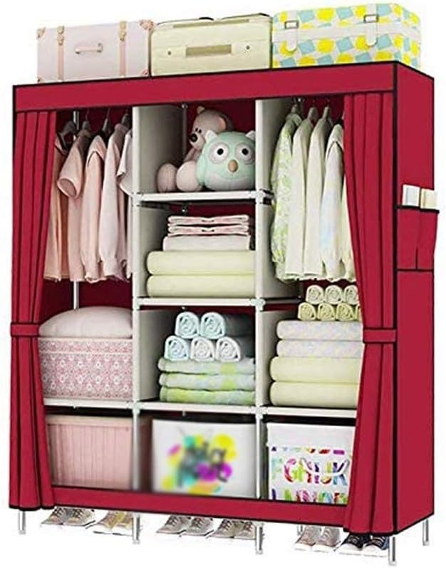 Organizador ropa 8 niveles vinotinto