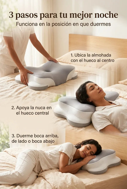 Cómo usar la almohada Estrella Confort Plus en 3 pasos