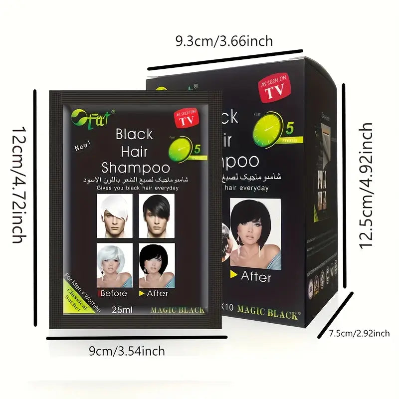 Renueva Color: Shampoo Cubridor de Canas con Efecto Natural y Duradero