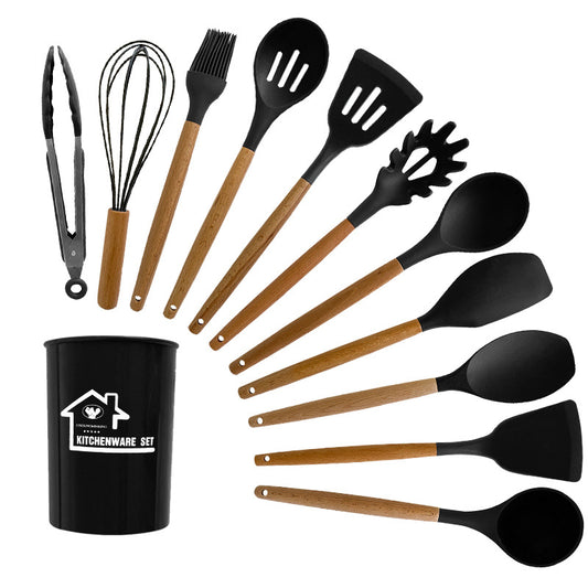 Set de 11 de Utensilios De Cocina en silicona
