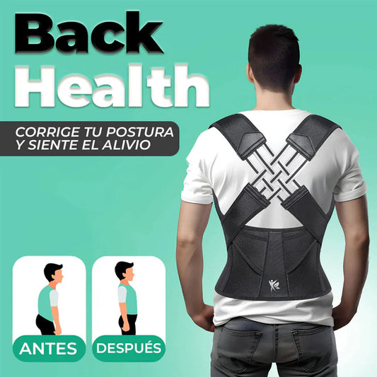 CORRECTOR DE POSTURA  BLACK HEALTH UNISEX
