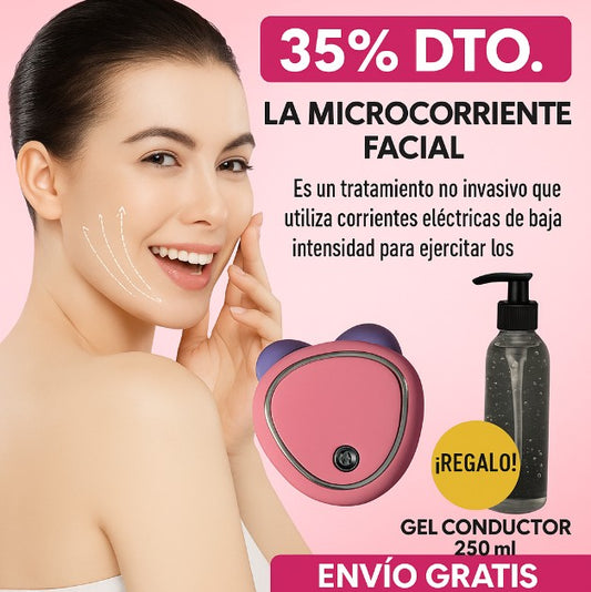Masajeador Facial Hv Microcorriente + gel de regalo