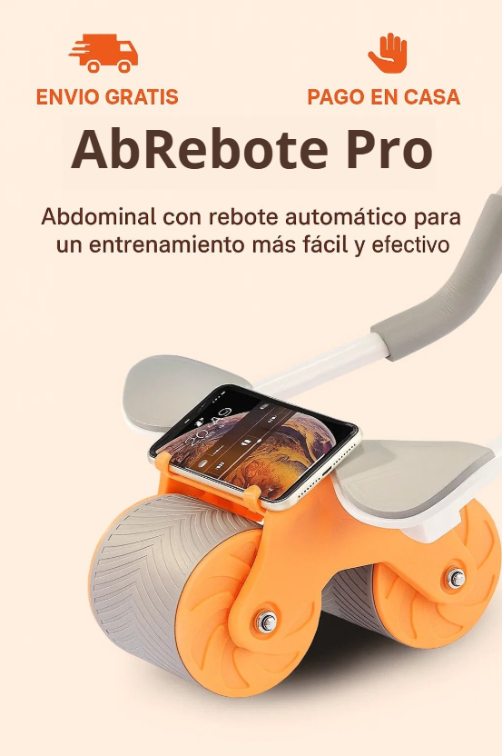 AbRebote Pro: Rueda Abdominal con Rebote Automático para un Entrenamiento Más Fácil y Efectivo