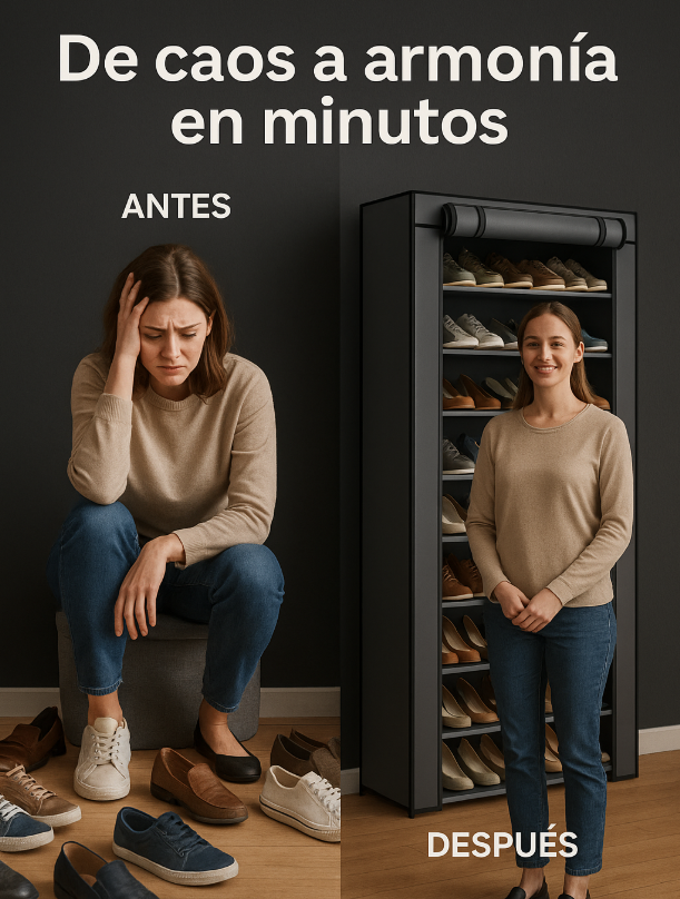 ORGAZAP: Zapatero Premium de Máxima Capacidad