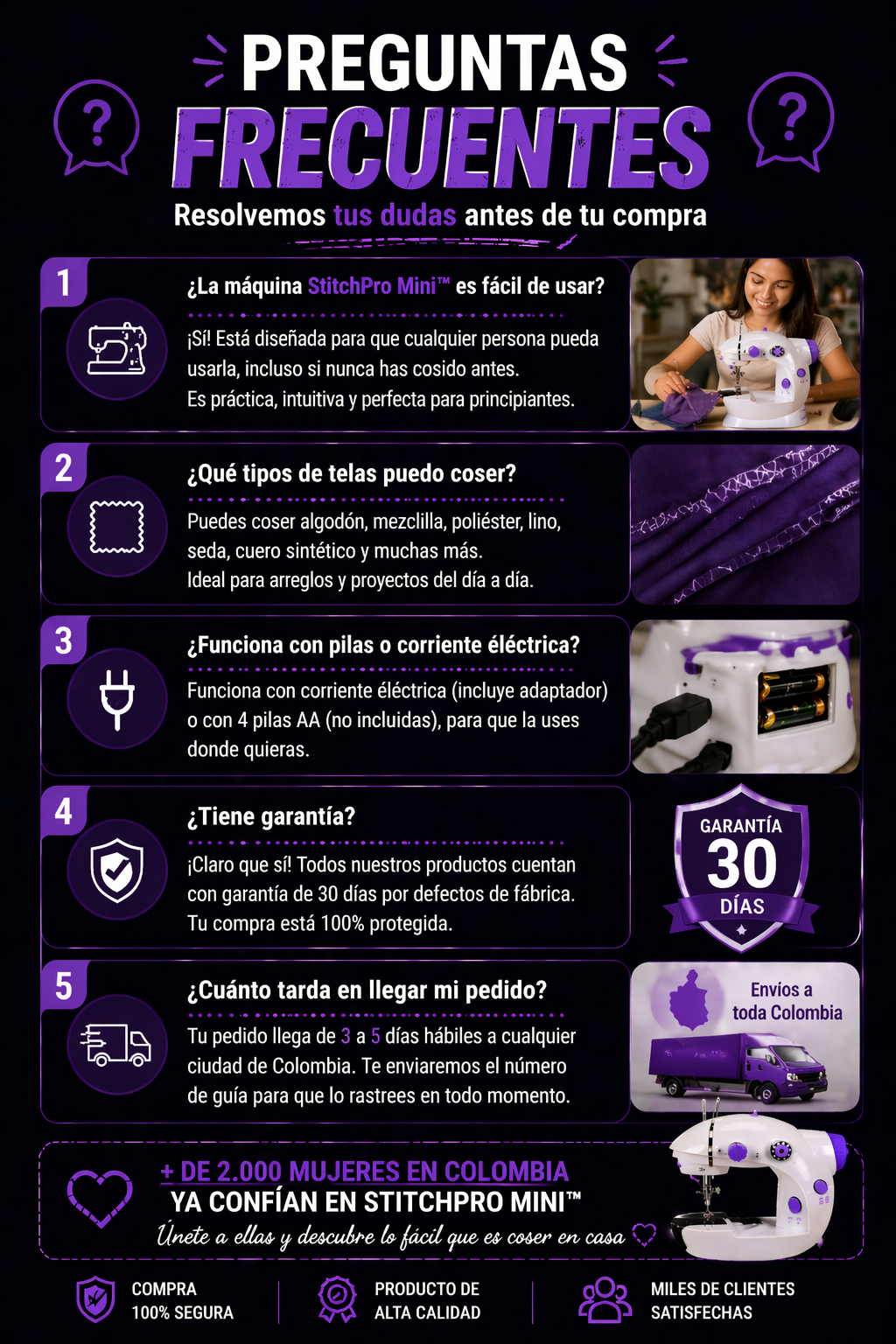 StitchPro Mini: Máquina de Coser Compacta, Portátil y Fácil de Usar