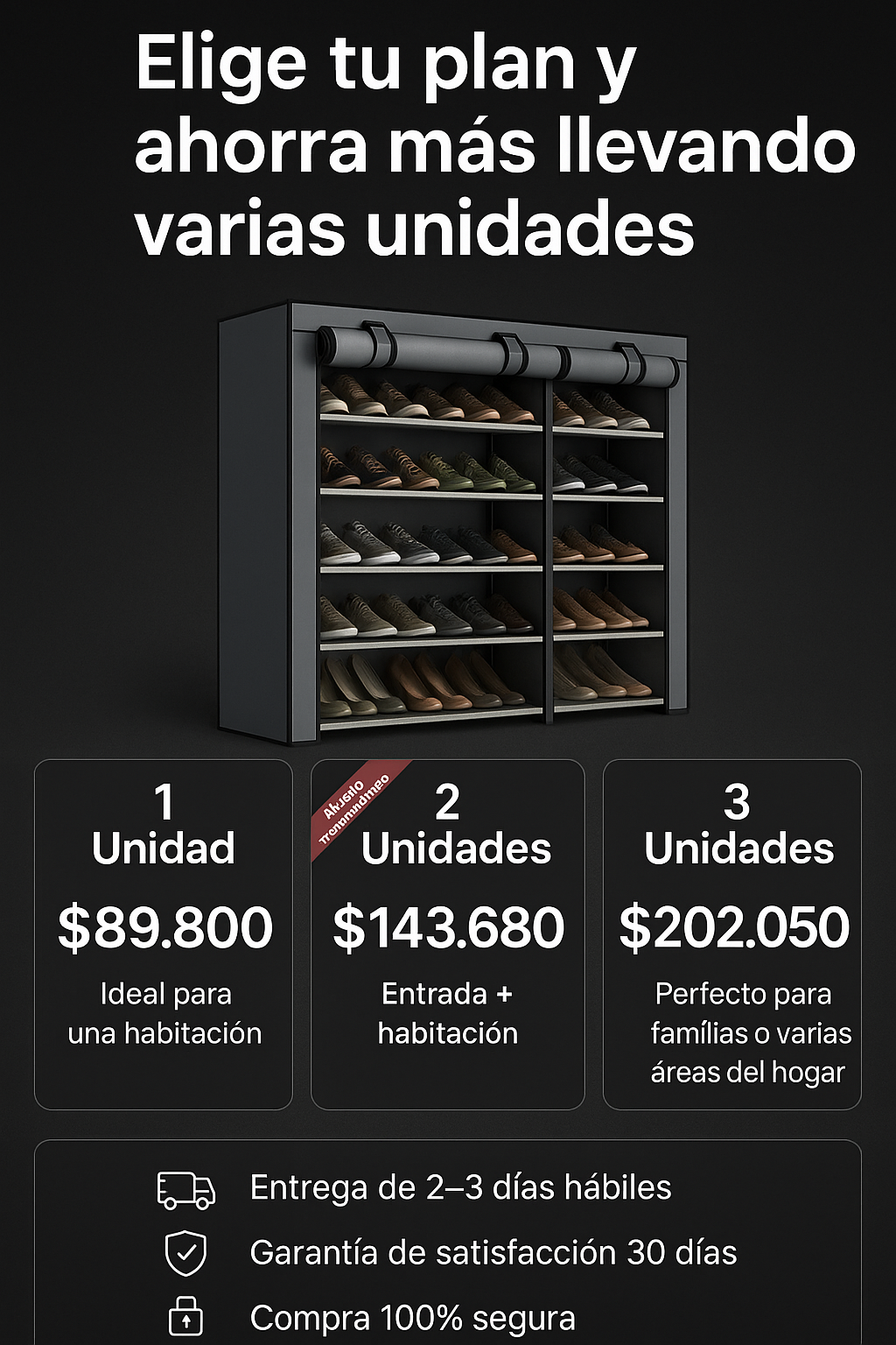 ORGAZAP: Zapatero Premium de Máxima Capacidad