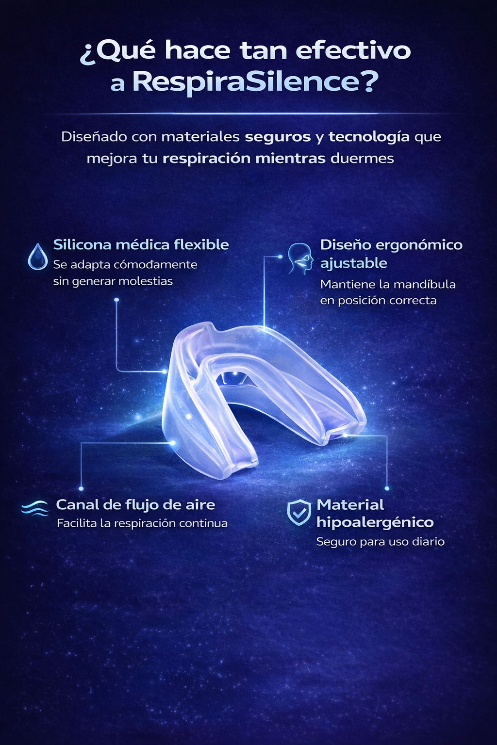 RespiraSilence: Dispositivo Bucal para Roncar Menos y Dejar Descansar a tu Pareja