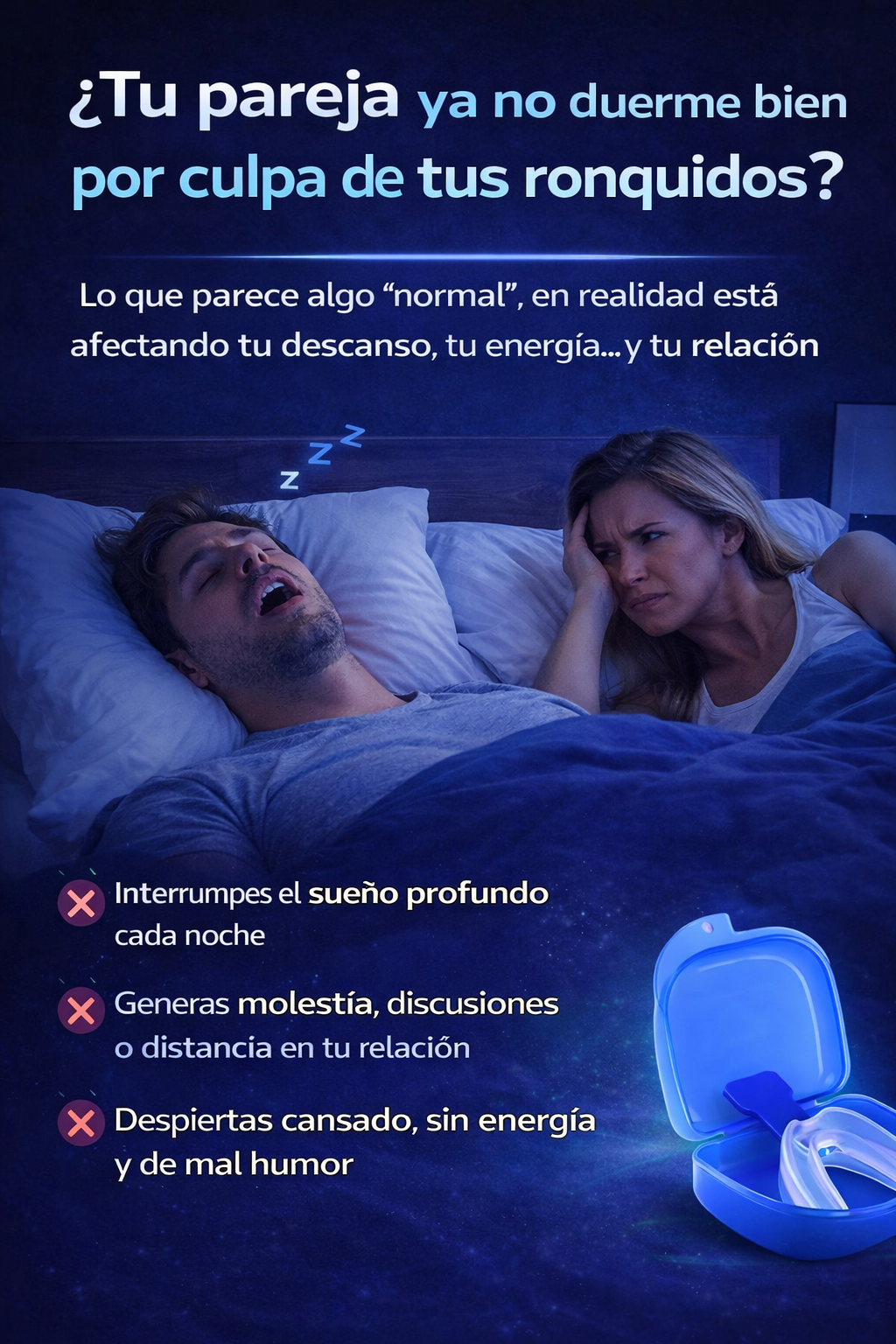 RespiraSilence: Dispositivo Bucal para Roncar Menos y Dejar Descansar a tu Pareja