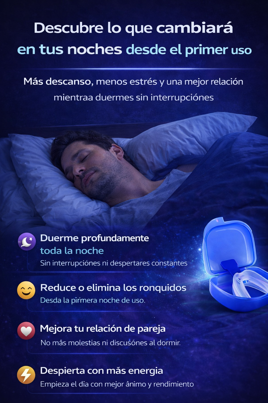 RespiraSilence: Dispositivo Bucal para Roncar Menos y Dejar Descansar a tu Pareja