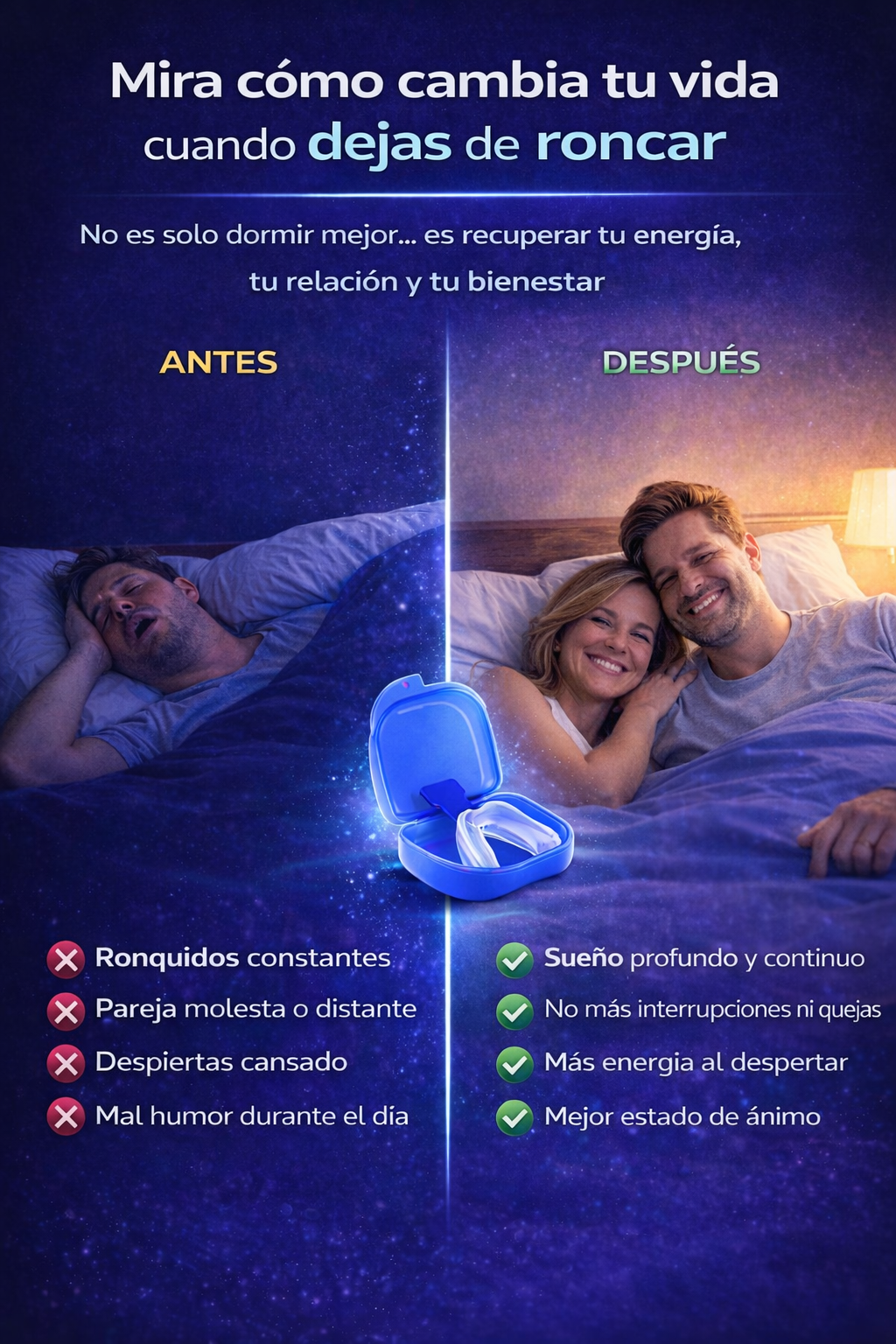 RespiraSilence: Dispositivo Bucal para Roncar Menos y Dejar Descansar a tu Pareja
