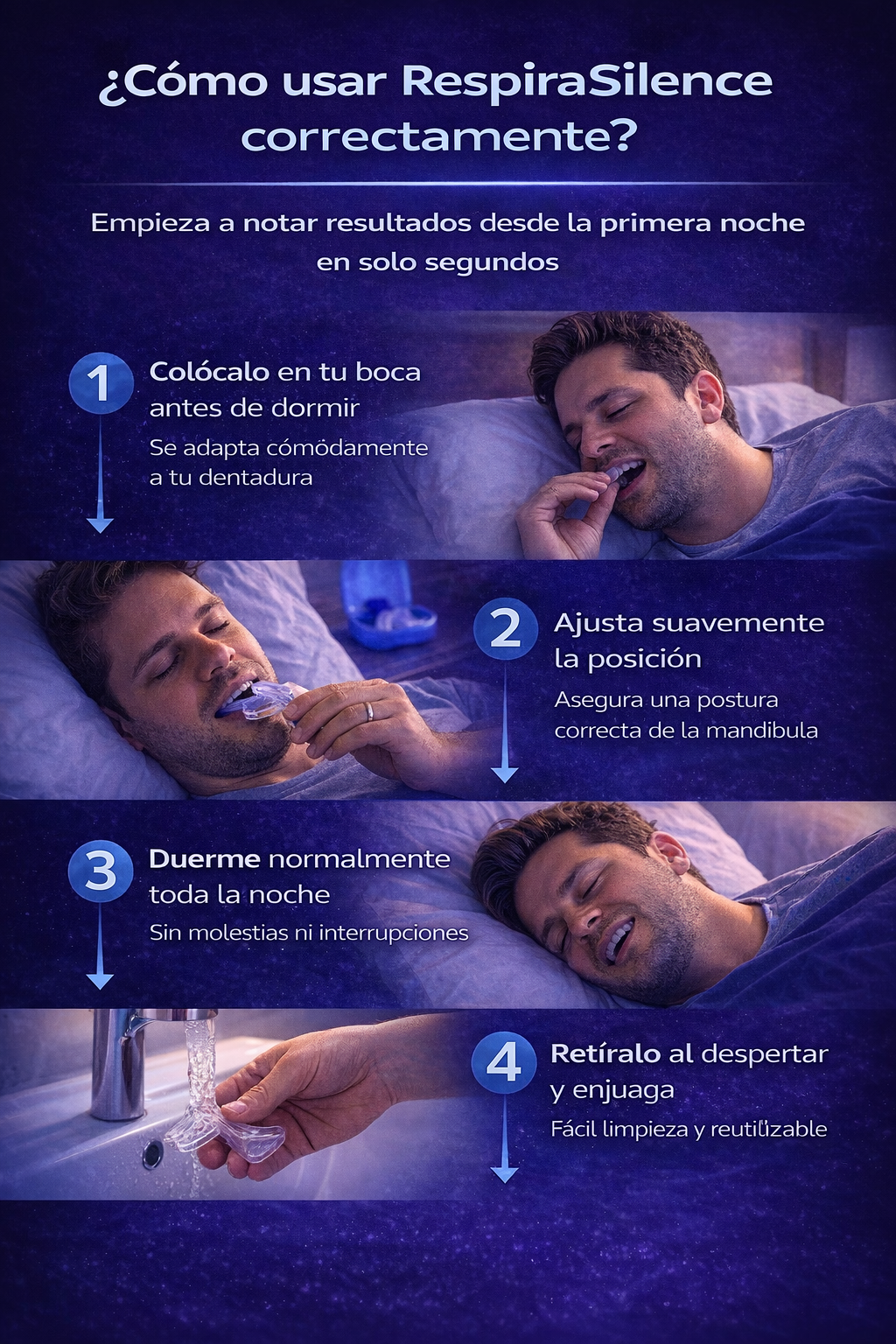 RespiraSilence: Dispositivo Bucal para Roncar Menos y Dejar Descansar a tu Pareja