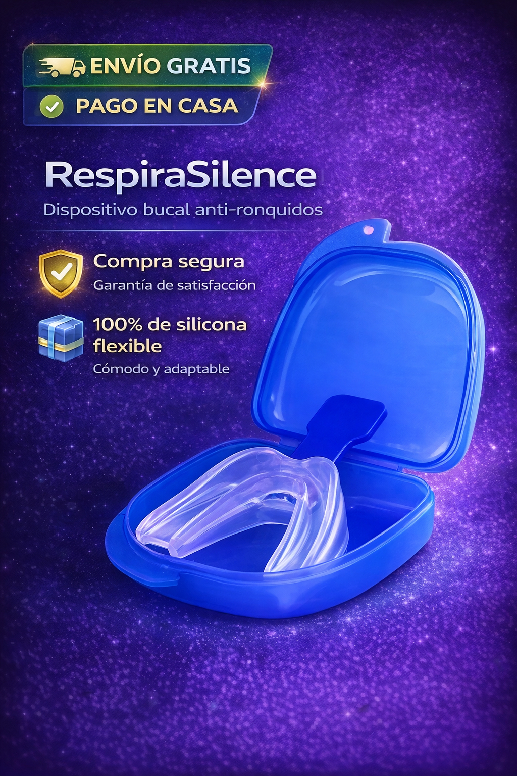 RespiraSilence: Dispositivo Bucal para Roncar Menos y Dejar Descansar a tu Pareja