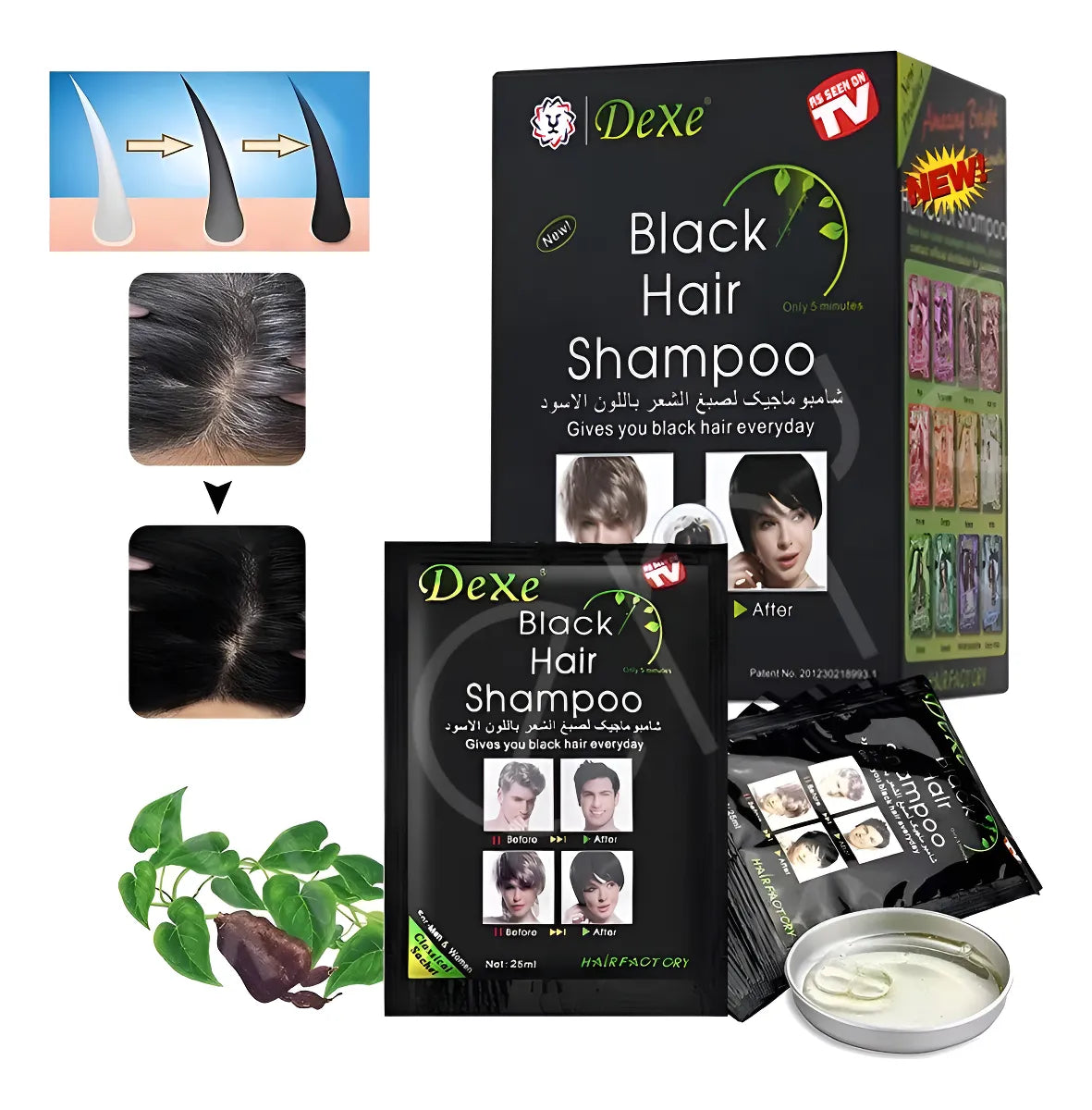 Renueva Color: Shampoo Cubridor de Canas con Efecto Natural y Duradero