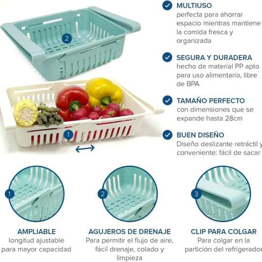 ORGANIZADOR DE  NEVERA  PROMO PAGUE 2 LLEVE 3