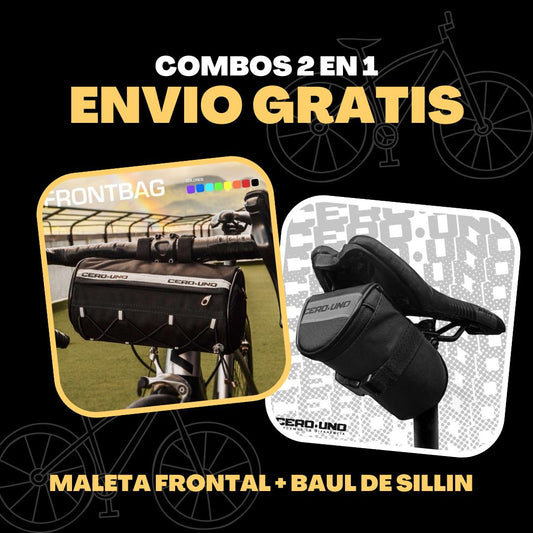 COMBO MALETA FRONTAL CON BAUL DE SILLIN