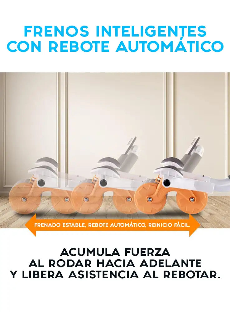 AbRebote Pro: Rueda Abdominal con Rebote Automático para un Entrenamiento Más Fácil y Efectivo