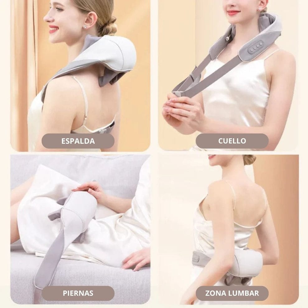 RelaxProMax: Masajeador Inteligente Inalámbrico para Aliviar Estrés y Dolor Muscular