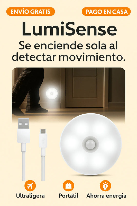 LumiSense: Luz Inteligente que se Enciende Sola al Detectar Movimiento