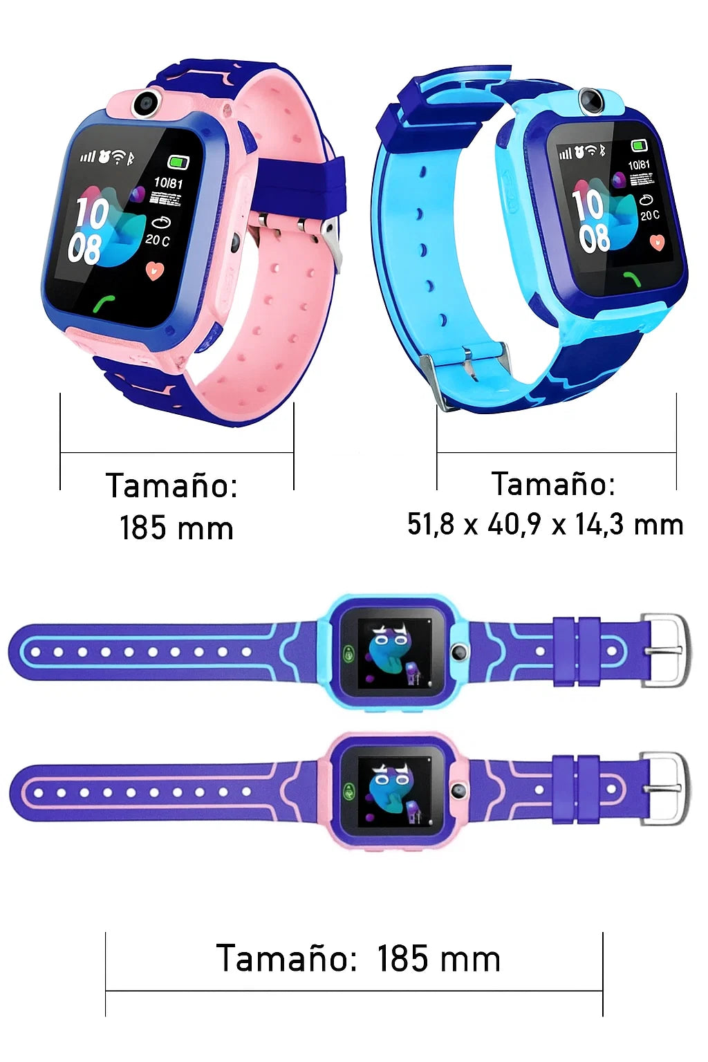 ProteKIDS: Reloj Inteligente con GPS y Llamadas para la Seguridad de tus Hijos