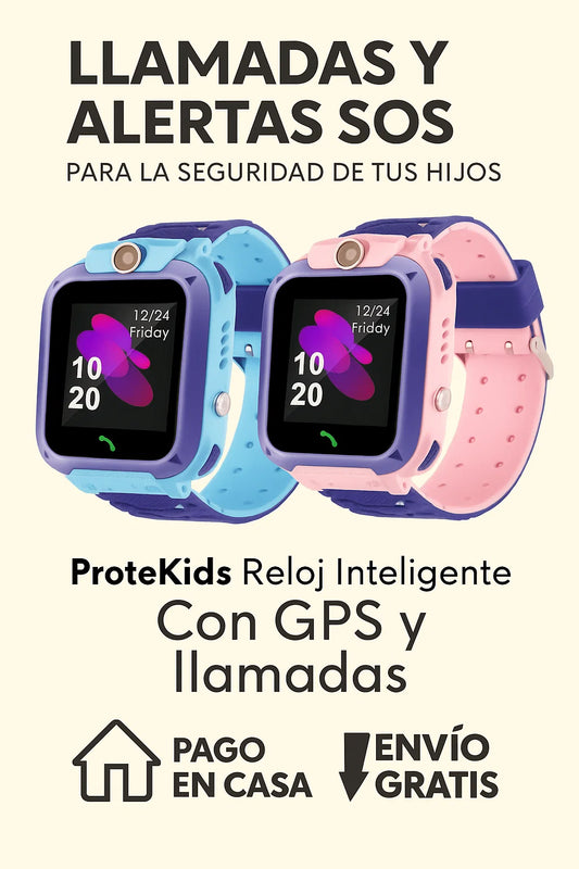 ProteKIDS: Reloj Inteligente con GPS y Llamadas para la Seguridad de tus Hijos
