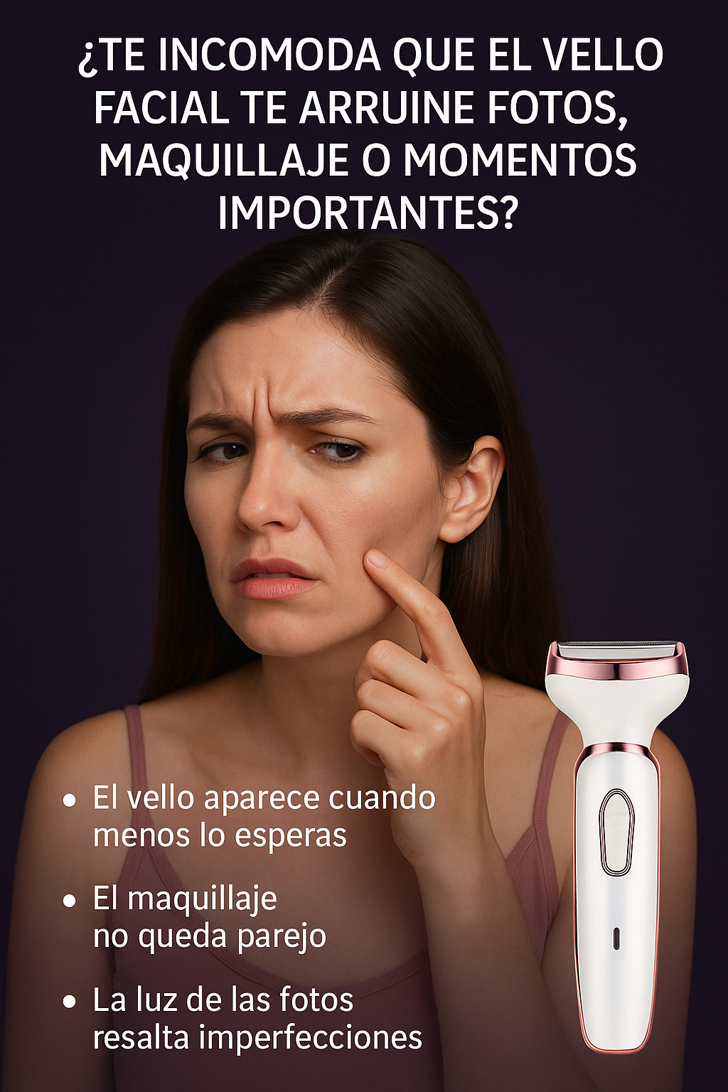 LumiTrim: Depilador 4 en 1 Facial y Corporal