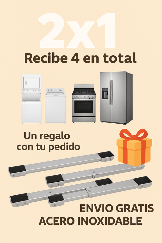 Soportes base  con ruedas para electrodomésticos