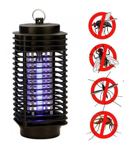 Lampara mata zancudos y mosquitos NEGRA