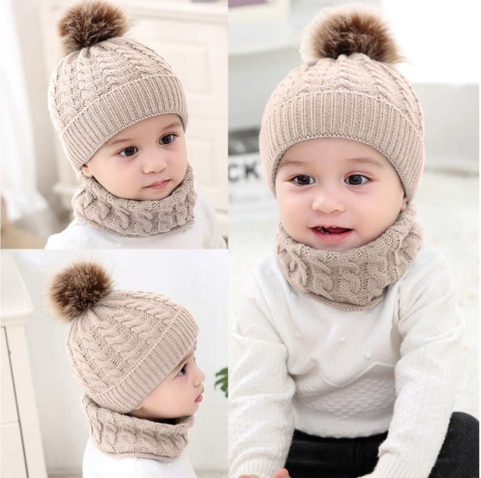 Set de Gorro y Bufanda para Bebé