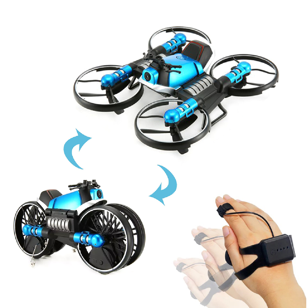 Juguete Moto Drone Dual 2