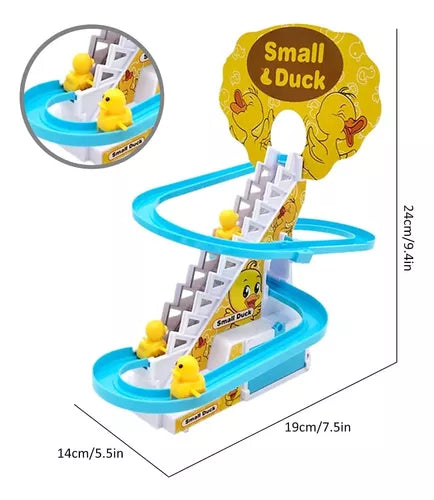 JUGUETE PATO ESCALERA MUSICA ESTIMULANTE
