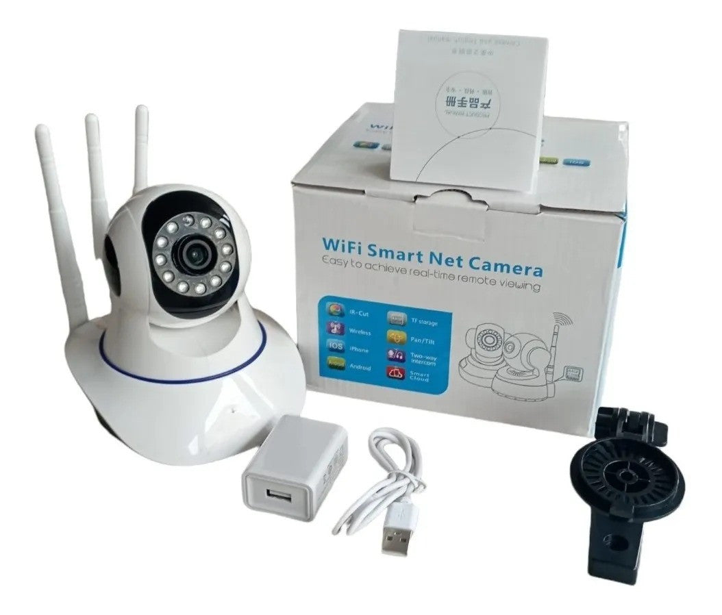 Camara Robotica 3 Antenas Wifi