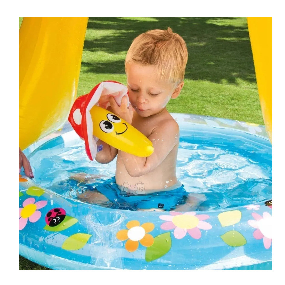 Piscina Inflable Forma Hongo Para Bebes