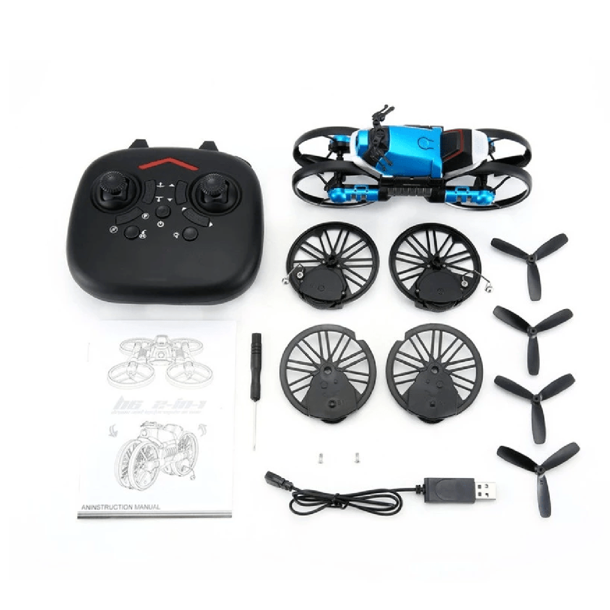 Juguete Moto Drone Dual 2