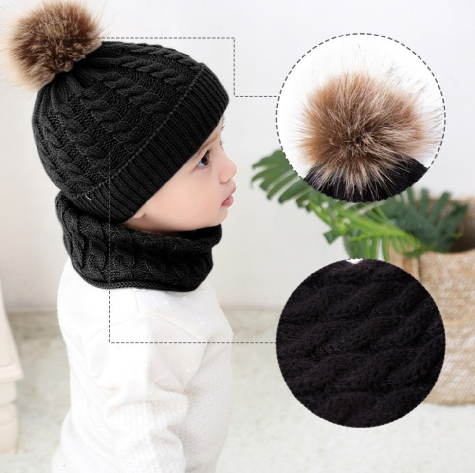 Set de Gorro y Bufanda para Bebé